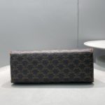 Celine Medium Teckel In Triomphe Canvas Brown For Women 12in/31cm 