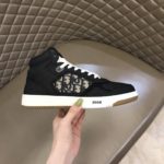 Christian Dior B27 High-Top Sneaker Black For Men CD 3SH133ZIR_H965