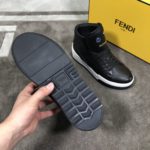Fendi Force High Tops Sneakers Black For Men
