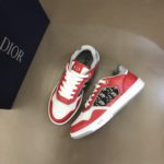 Christian Dior B27 Low-Top Sneaker Red For Men CD 3SN272ZIR_H360