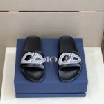 Christian Dior Aqua Sandal Black For Men CD