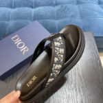 Christian Dior Aqua Sandal Brown/Beige For Men CD