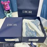 Christian Dior B23 High-Top Sneaker Blue For Men CD