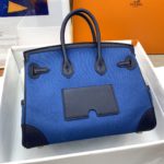 Hermes Birkin Cargo 25 Blue, Silver Toned Hardware Bag For Women, Women's Handbags, Shoulder Bags 9.8in/25cm