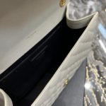 Saint Laurent Envelope Medium Chain Bag White For Women, Women's Bags 9.4in/24cm YSL
