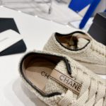Chanel Women's Sneakers Beige For Women 1.5in/4cm G39105 Y55970 K4501