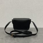 Celine Folco Cuir Triomphe Black For Women 7in/19cm 198263DU3.38NO
