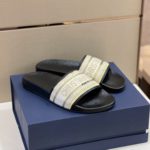 Christian Dior Aqua Sandal Black/Cream For Men CD