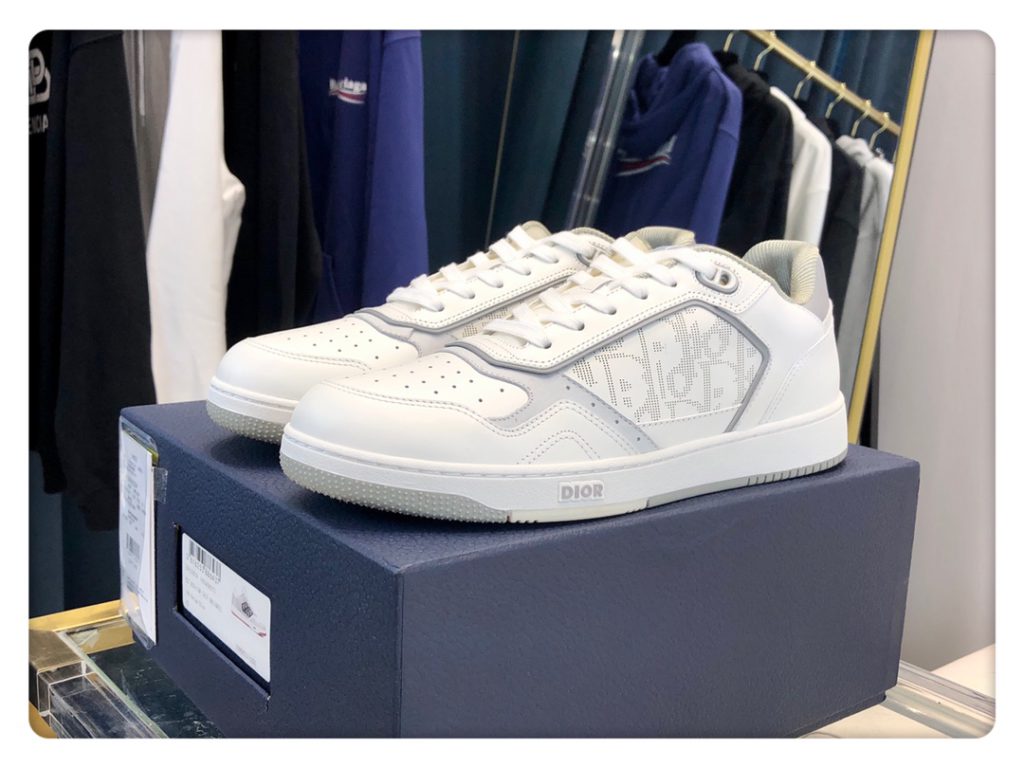 Christian Dior B27 Low-Top Sneaker White/Grey For Men CD