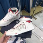 Christian Dior B27 High-Top Sneaker White/Red For Men CD
