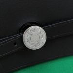 Hermes Buckle Lock Shape Striped Green, Silver Toned Hardware Bag For Women, Women's Handbags, Shoulder Bags 10.8in/30cm