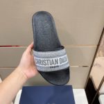 Christian Dior Aqua Sandal Black/Grey For Men CD