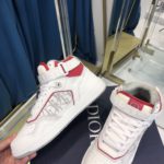 Christian Dior B27 High-Top Sneaker White/Red For Men CD