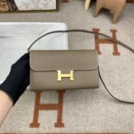 Hermes Constance Long Togo Wallet Brown, Gold Toned Hardware Bag For Women, Women's Handbags, Shoulder Bags 8.1in/21cm