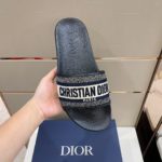 Christian Dior Aqua Sandal Black/White For Men CD