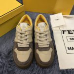 Fendi Match Low Tops Sneakers Beige For Men 7E1493AHH2F1FHU
