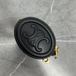 Celine Pulse Cuir Triopee With Hooks - Soft Black For Women 3in/8cm 10I863DPQ.38NO