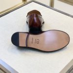 Christian Dior Loafer With Horsebit Brown For Men CD
