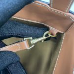 Celine Cuir Triopé Canvas Cube Bag Triumph Tan For Women 6in/15cm 199202EIN.04LU