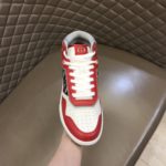 Christian Dior B27 High-Top Sneaker Red For Men CD 3SH133ZIR_H360