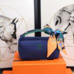 Hermes Bride A Brac Case Dark Blue Bag For Women, Women's Handbags, Shoulder Bags 9.8in/25cm