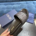 Christian Dior Aqua Sandal Black For Men CD