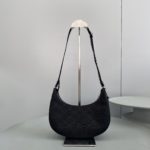 Celine Medium Ava Bag With Celine Strap Black For Women 9in/23cm 196962DLM.38SI