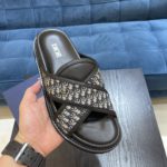 Christian Dior Aqua Sandal Black For Men CD 3SA112ZSK_H961