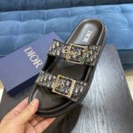 Christian Dior Aqua Sandal Black For Men CD 3SA115ZSA_H561