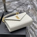 Saint Laurent Envelope Medium Chain Bag White For Women, Women's Bags 9.4in/24cm YSL