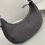 Celine Medium Ava Bag With Celine Strap In Quilted Nylon Black For Women 9in/23cm 196972DLI.38SI