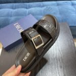 Christian Dior Aqua Sandal Black For Men CD
