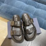Christian Dior Aqua Sandal Black For Men CD