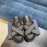 Christian Dior Aqua Sandal Black For Men CD 3SA112ZSK_H961