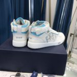 Christian Dior B27 High-Top Sneaker White/Blue For Men CD