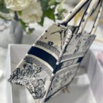 Christian Dior Small Dior Book Tote White, For Women, Women’s Handbags 26.5cm/10.5in CD M1265ZRHZ_M941