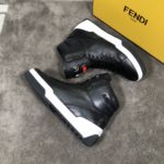 Fendi Force High Tops Sneakers Black For Men
