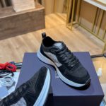 Christian Dior B25 Runner Sneaker Black For Men CD 3SN259ZJF_H968