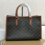 Celine Mini Horizontal Cabas In Triomphe Canvas Tan For Women 14in/35cm 199742BZJ.04LU