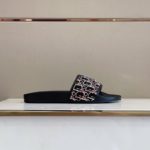 Christian Dior Aqua Sandal Black For Men CD
