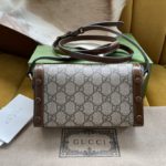 Gucci Children's Horsebit 1955 Mini Bag Beige For Women, Women's Bags 7in/18cm GG‎ ‎699296 92TCG 8563