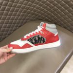 Christian Dior B27 High-Top Sneaker Red For Men CD 3SH133ZIR_H360