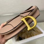 Christian Dior Saddle Bag With Strap Gold Toned Hardware For Women 25.5cm/10in CD M0455CBAA_M50P