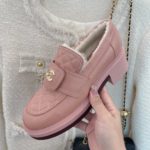 Chanel Women's Loafers With Lining Pink For Women