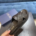 Christian Dior Aqua Sandal Black For Men CD