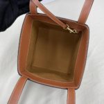 Celine Cuir Triopé Canvas Cube Bag Triumph Tan For Women 6in/15cm 199202EIN.04LU
