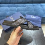 Christian Dior Aqua Sandal Black For Men CD