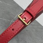 Celine Cuir Triomphe Shoulder Bag Red For Women 9.4in/24cm