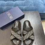 Christian Dior Aqua Sandal Black For Men CD 3SA112ZSK_H961