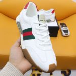 Gucci Men's GG Embossed Sneakers With Web Ketion White For Men